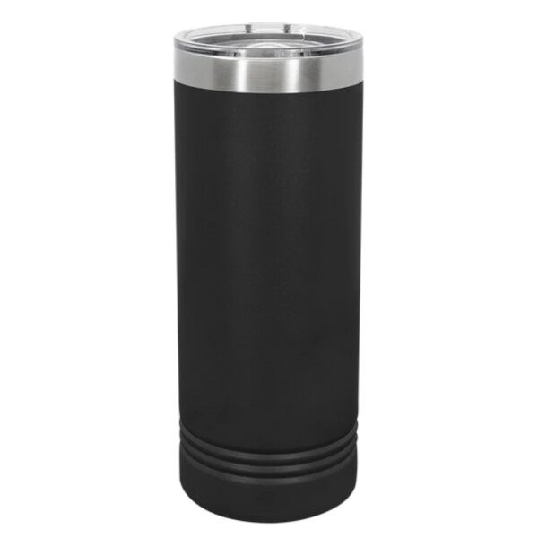 22 oz. Slim Tumbler,  Vacuum Insulated w/Clear Lid Thumbnail