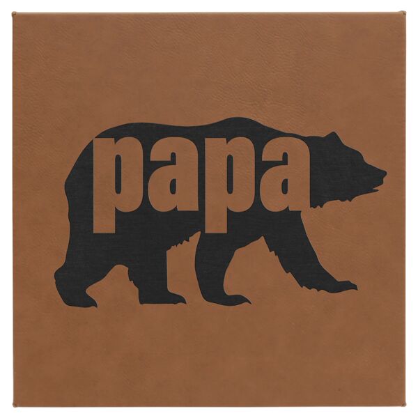 14x14 Leatherette Wall Decor Thumbnail