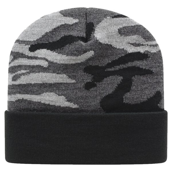 USA-Made Camo Cuffed Beanie Thumbnail