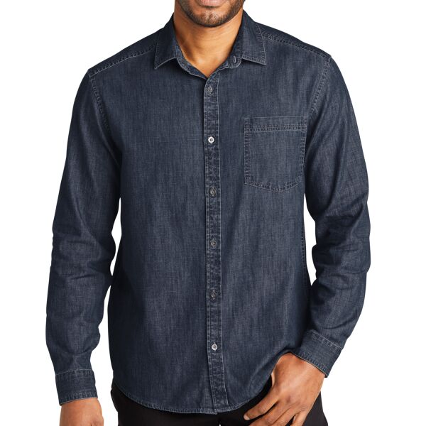 Long Sleeve Perfect Denim Shirt Thumbnail
