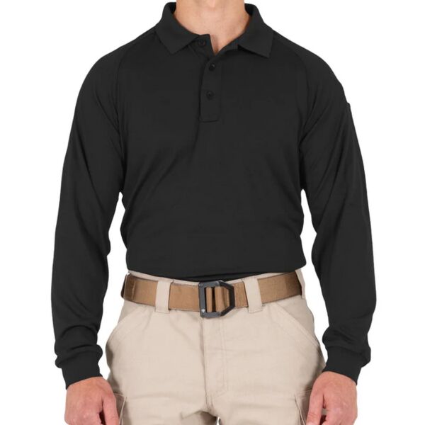 Men's Performance Long Sleeve Polo  Thumbnail
